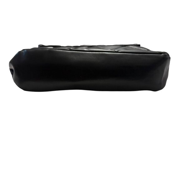 Aldo Black Quilted Chain Strap Shoulder Bag W/ GoldTone Accent & Decorative Pins - Picture 7 of 16